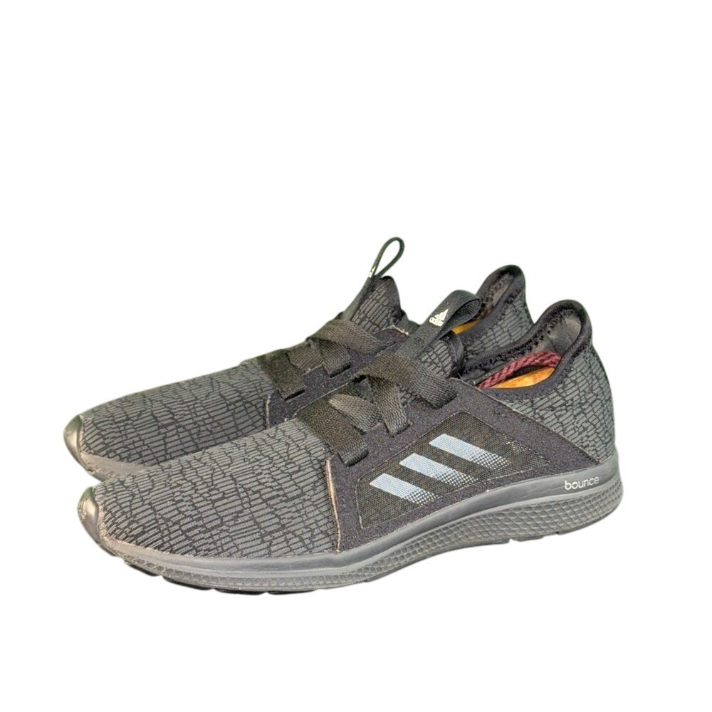 Adidas Edge Lux Black Solid Gray BA8297 Womens Running Shoes Sneakers Size 7.5‎